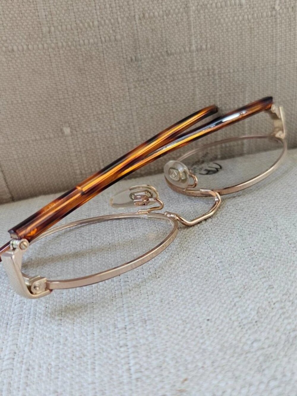 Anthony Martin Women Eyeglasses Frame Brown/Gold Tone Eyewear Glasses NWT - Picture 6 of 13